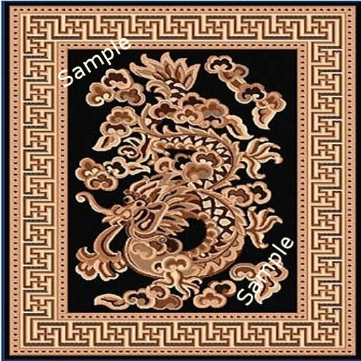 Tibetan dragon Rug