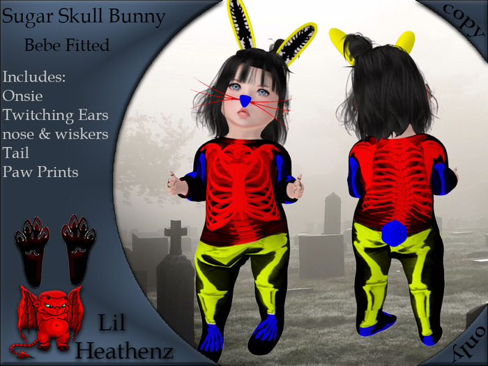 ~LH~Sugar Skull Bunny Bebe (Box) Add