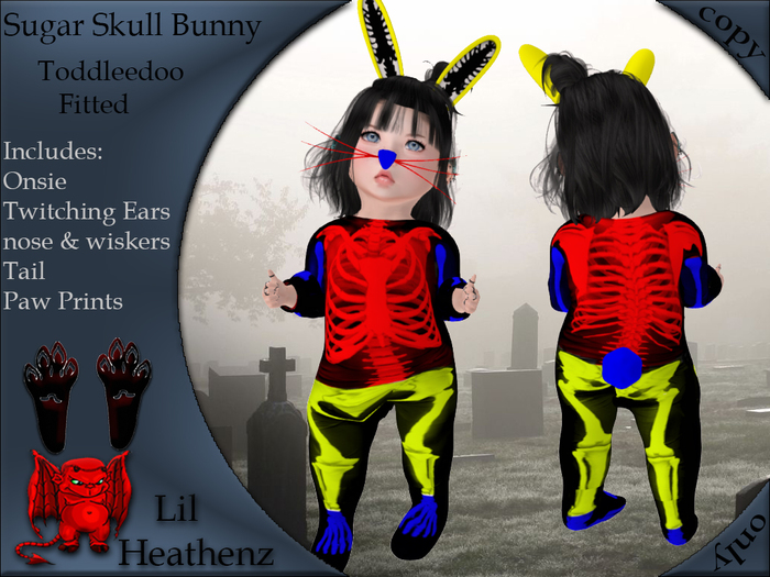 ~LH~Sugar Skull Bunny TD (Box) Add