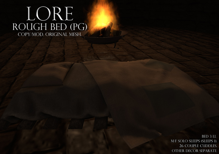 {LORE} Rough Bed (PG)