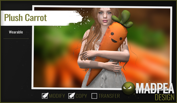 MadPea Plush Carrot [add me!]