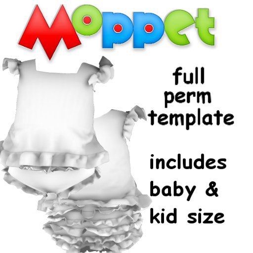 Moppet FULL PERM Bloomer 2  w/ top Template