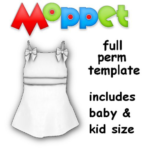 Moppet FULL PERM Dress 9  Template
