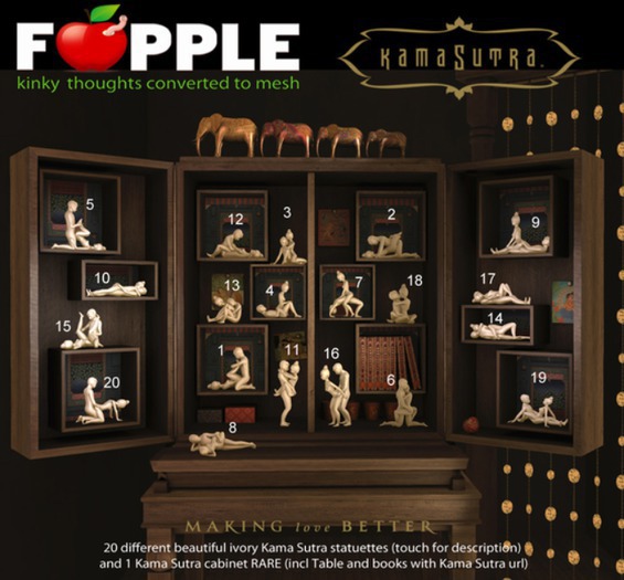 Fapple- Kama Sutra Cabinet RARE