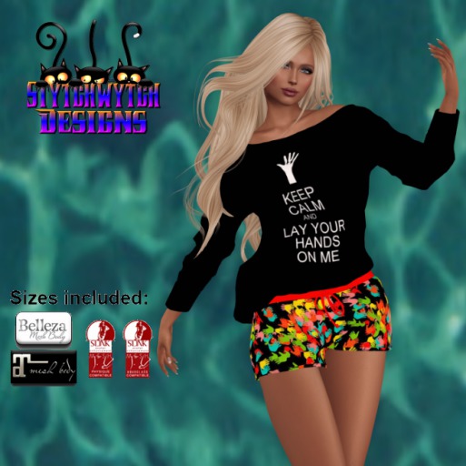 ~SWD~Off Shoulder Keep Calm