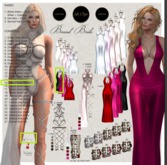 S&P bound bride - dress short - Lara - black (rez to unpack)