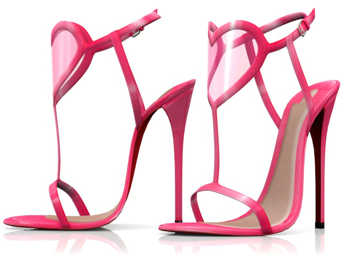 Garbaggio // Valentine Sandals - Fuchsia