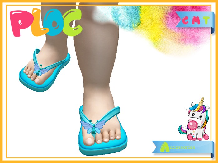 :::PLOC::: Butterfly Slipper Sky
