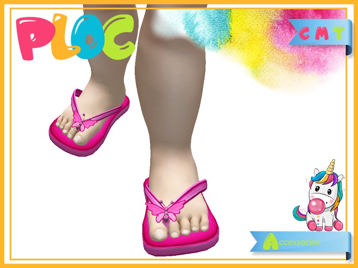:::PLOC::: Butterfly Slipper Pink