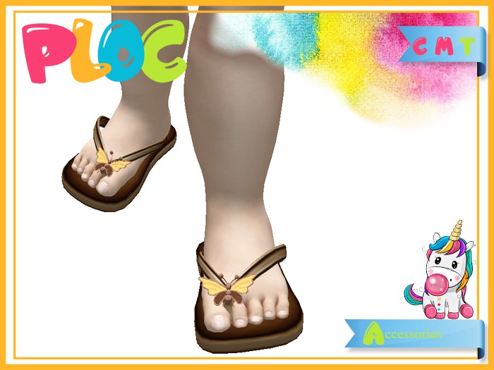 :::PLOC::: Butterfly Slipper Brown