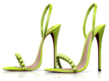 Garbaggio // Mamrie Sandals - Lime