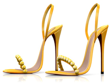 Garbaggio // Mamrie Sandals - Yellow