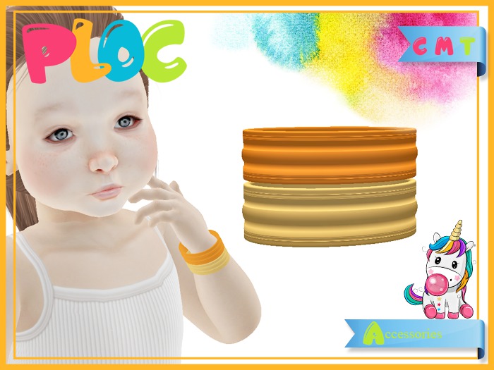 :::PLOC::: Bracelet Orange GIFT