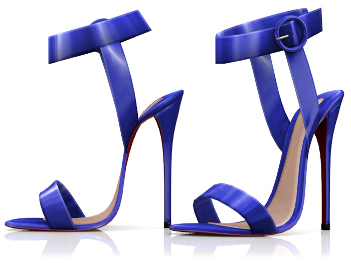 Garbaggio // Piper Sandals - Blue