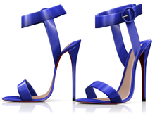 Garbaggio // Piper Sandals - Blue