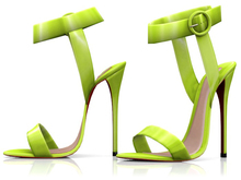 Garbaggio // Piper Sandals - Lime
