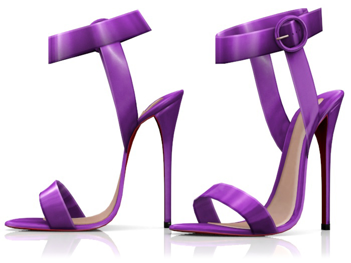 Garbaggio // Piper Sandals - Purple