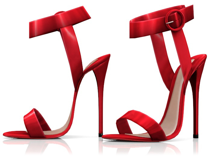 Garbaggio // Piper Sandals - Red