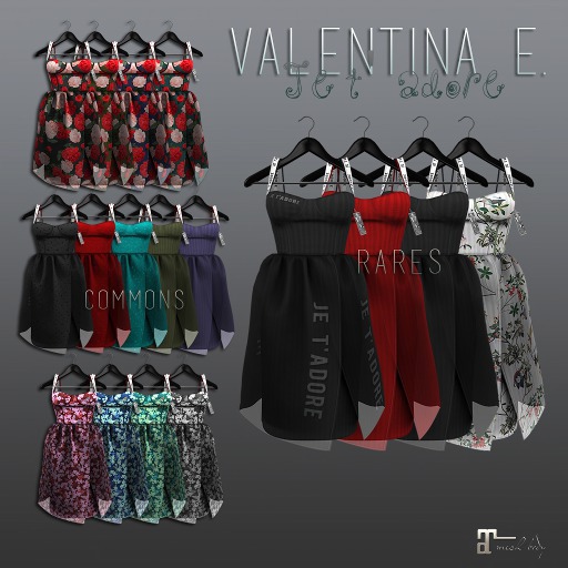 Valentina E. Je T'Adore Black Rose COMMON