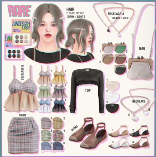 `M.BIRDIE / Lindsay look.Hair light RARE