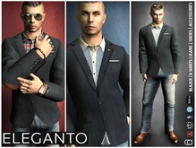 CA SIGNATURE BELLEZA SLINK ADAM ELEGANTO CASUAL OUTFIT BLUE