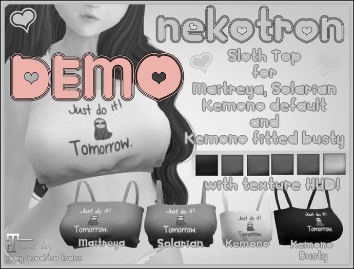 [Nekotron] Sloth Top DEMO