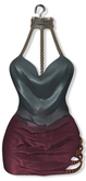 [[ Masoom ]] Yami Dress  - Ombre Burgundy