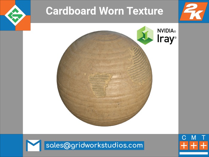 Material: Cardboard Worn Texture