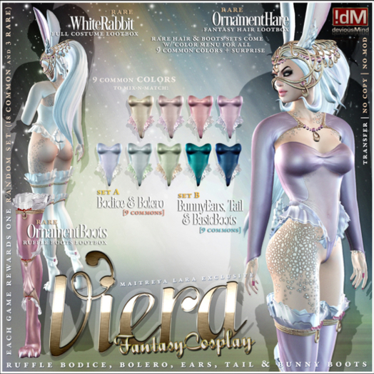 !dM Viera **SKY** BunnyBoots (BOX #7B LARA)