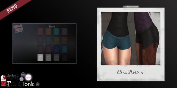 ~Rebellious Rose~ Elena Shorts v1 DEMO