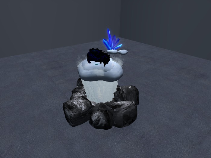 chibi fuzzy noodle comfy Cloud bed