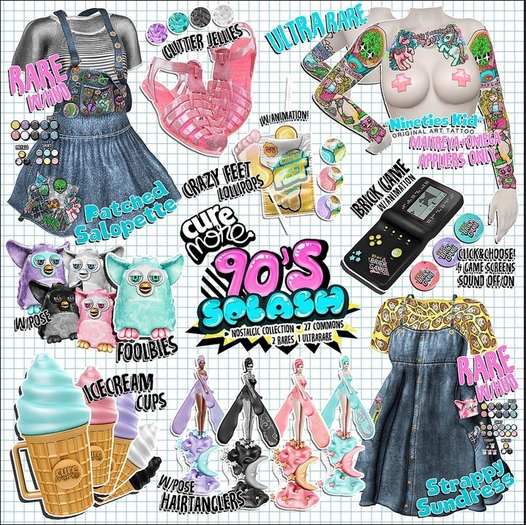 CUREMORE / 90's Splash! / Icecream Cup /  ROSE