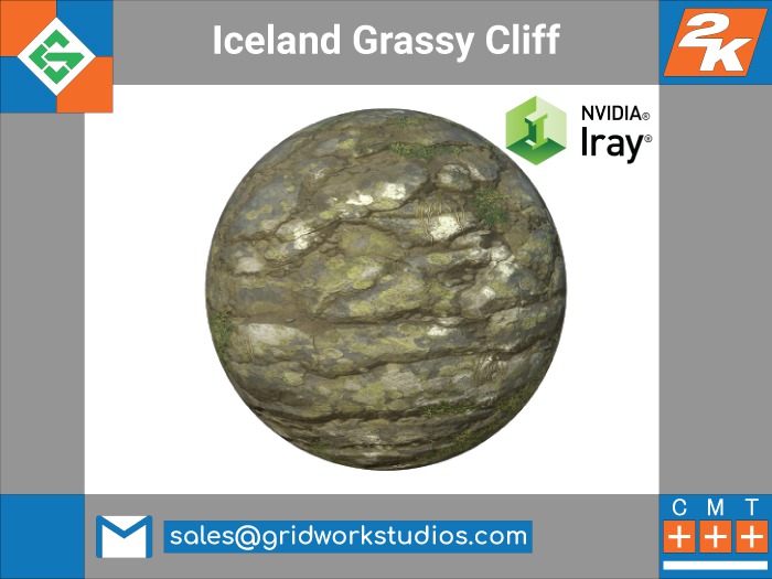 [ G.W.S. ] Iceland Grassy Cliff