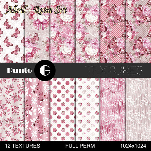 Abril - Rosa Set Textures