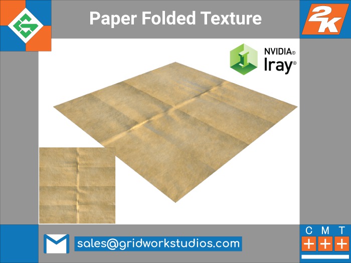 Old Folded Paper