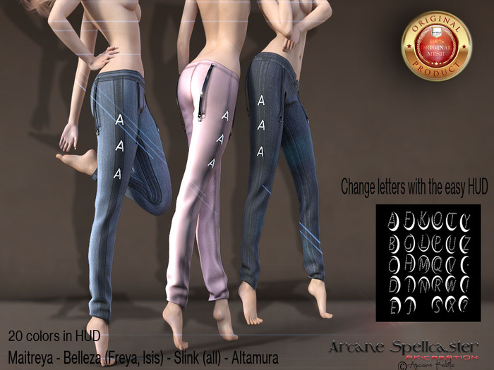 bag Pant "Change letters" Alex *Arcane Spellcaster*