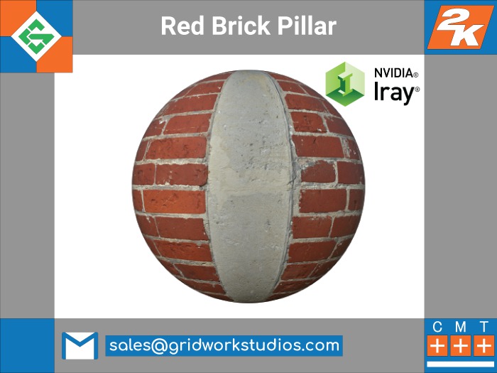 [ G.W.S. ] Red Brick Pillar