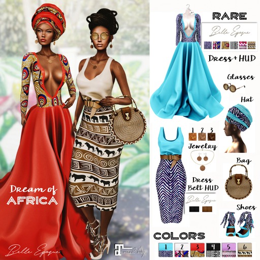 Belle Epoque { Dream of Africa } Necklace 1 (Box)