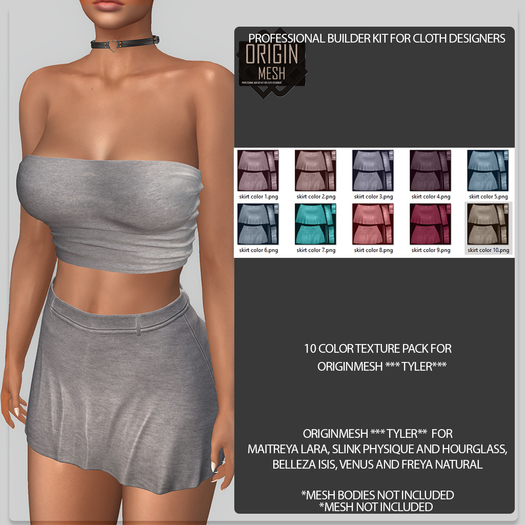 ORIGINMESH BUILDER KIT *** TYLER *** TEXTURE PACK