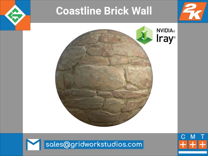 [ G.W.S. ] Coastline Brick Wall