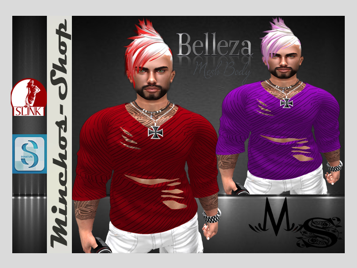SWEATER -MEN-SLINK**SIGNATURE**BELLEZA**-MINCHOS-SHOP-MEN