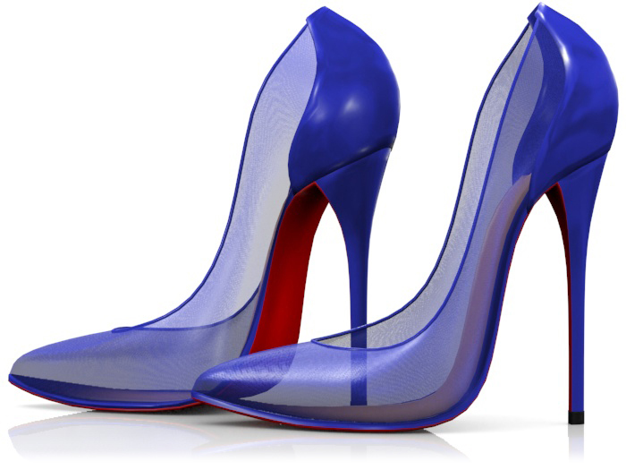 Garbaggio // Mia Pumps - Blue