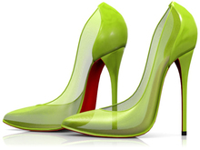 Garbaggio // Mia Pumps - Lime