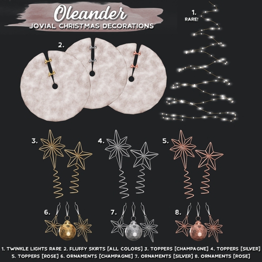 5. Oleander Jovial - Toppers [Rose]