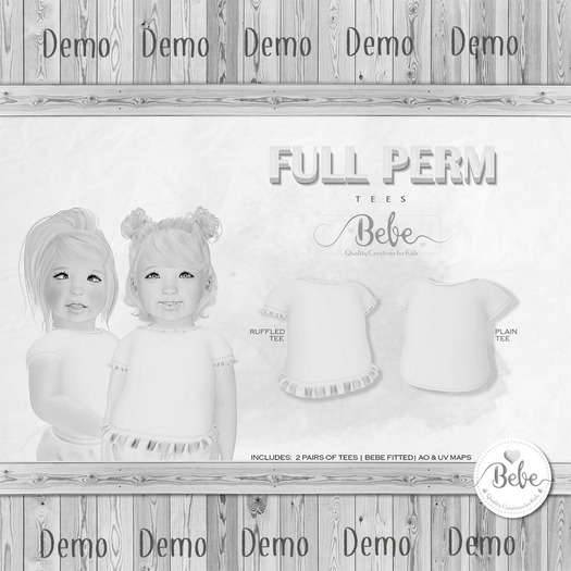 Full Perm Bebe T-Shirts DEMO 