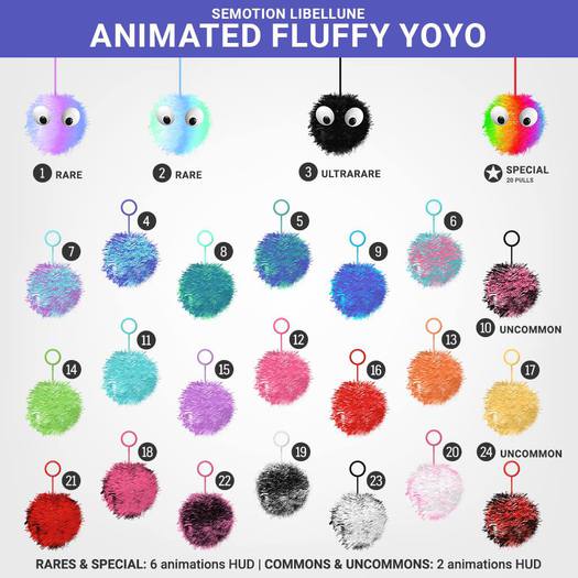 SEmotion Libellune Fluffy Yoyo #2 RARE