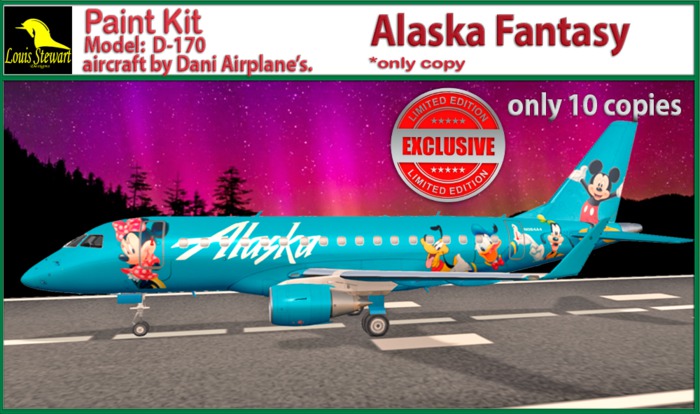 Paint EMB170(Alaska Fantasy)