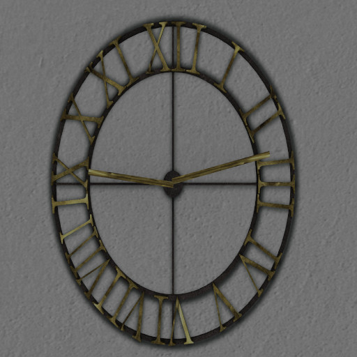 {DW} Gothic Wall Clock- BOX