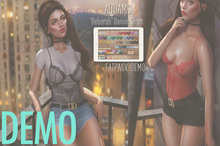 Addams "Deborah" Denim Short # DEMO