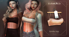 Tee*fy Kimiko Top  - Nude